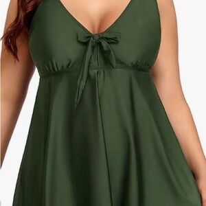 Forest Green Women's Swim Chemise